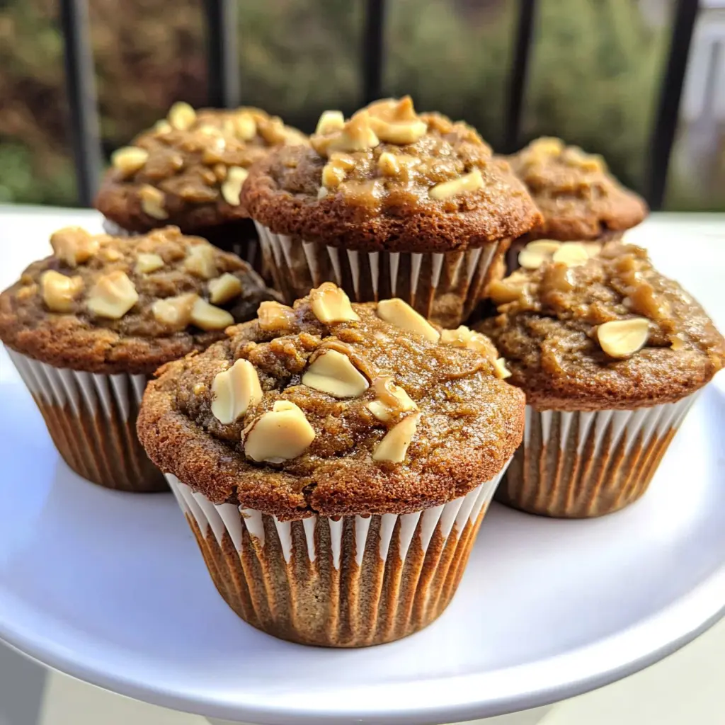 Serving Gluten Free Banana Nut Bread Muffins