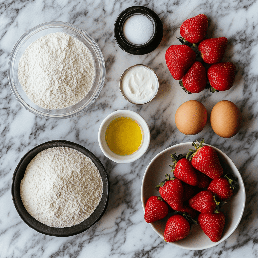 gluten-free strawberry cake ingredients