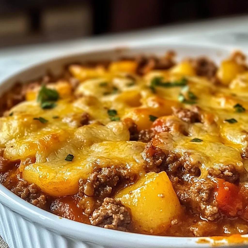 Ground Beef Hobo Casserole