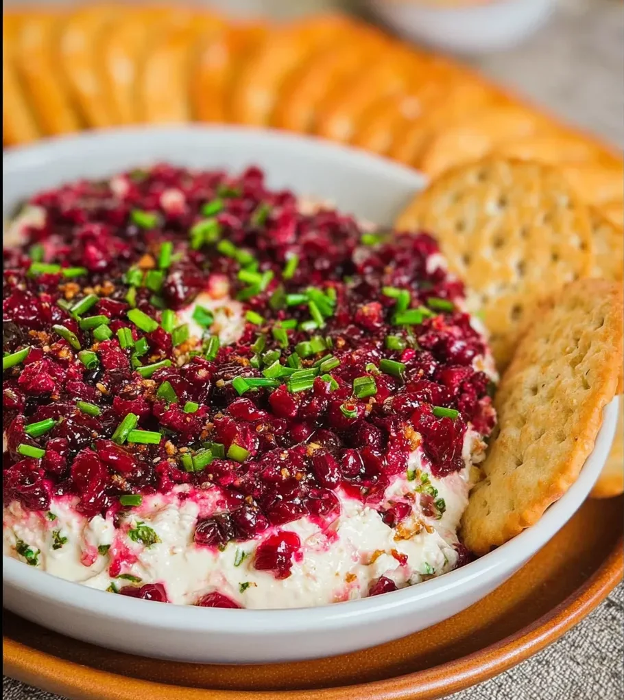 Cranberry Jalapeno Cream Cheese Dip