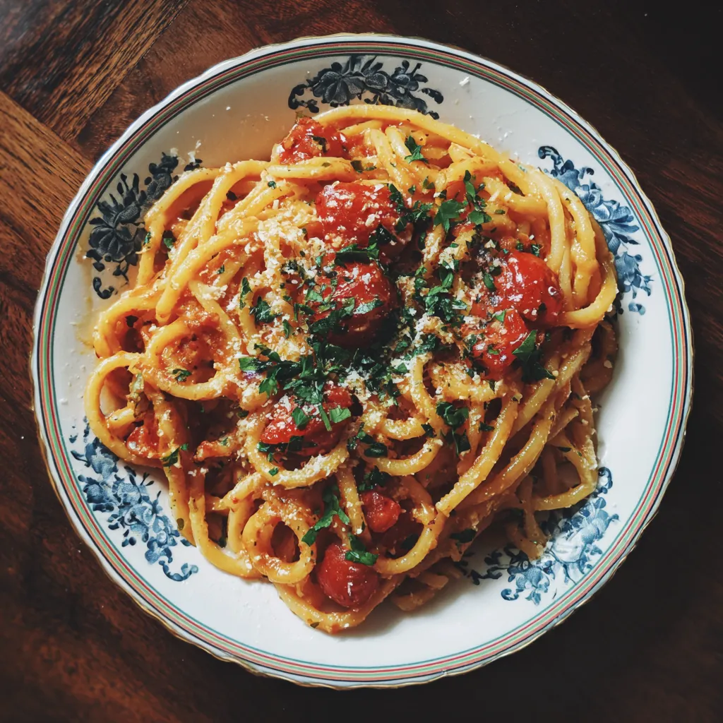 Creamy Tomato Garlic Pasta in 30 Minutes