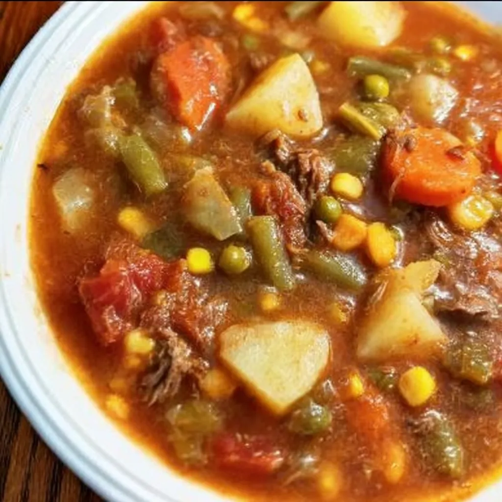 Old-Fashioned Vegetable Beef Soup