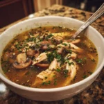 Rotisserie Chicken Mushroom Soup