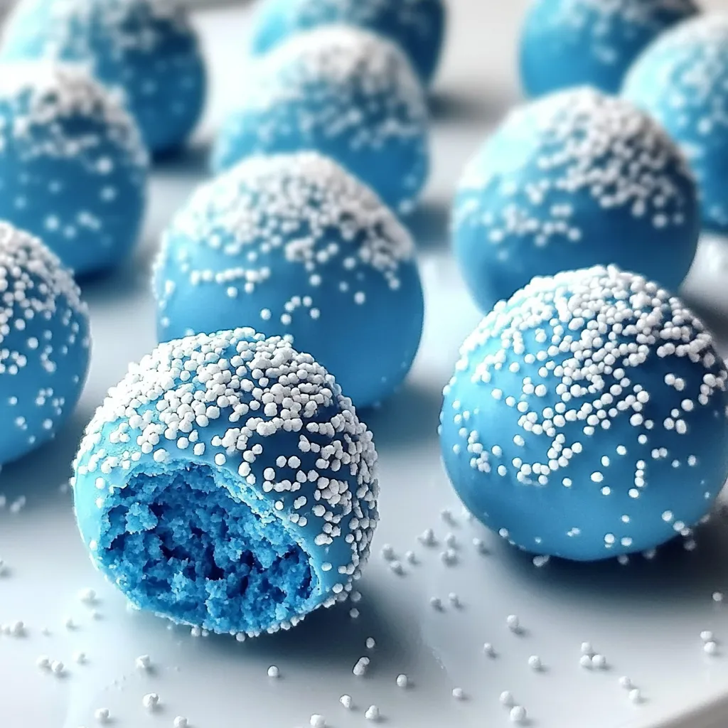 Blue Christmas Truffles