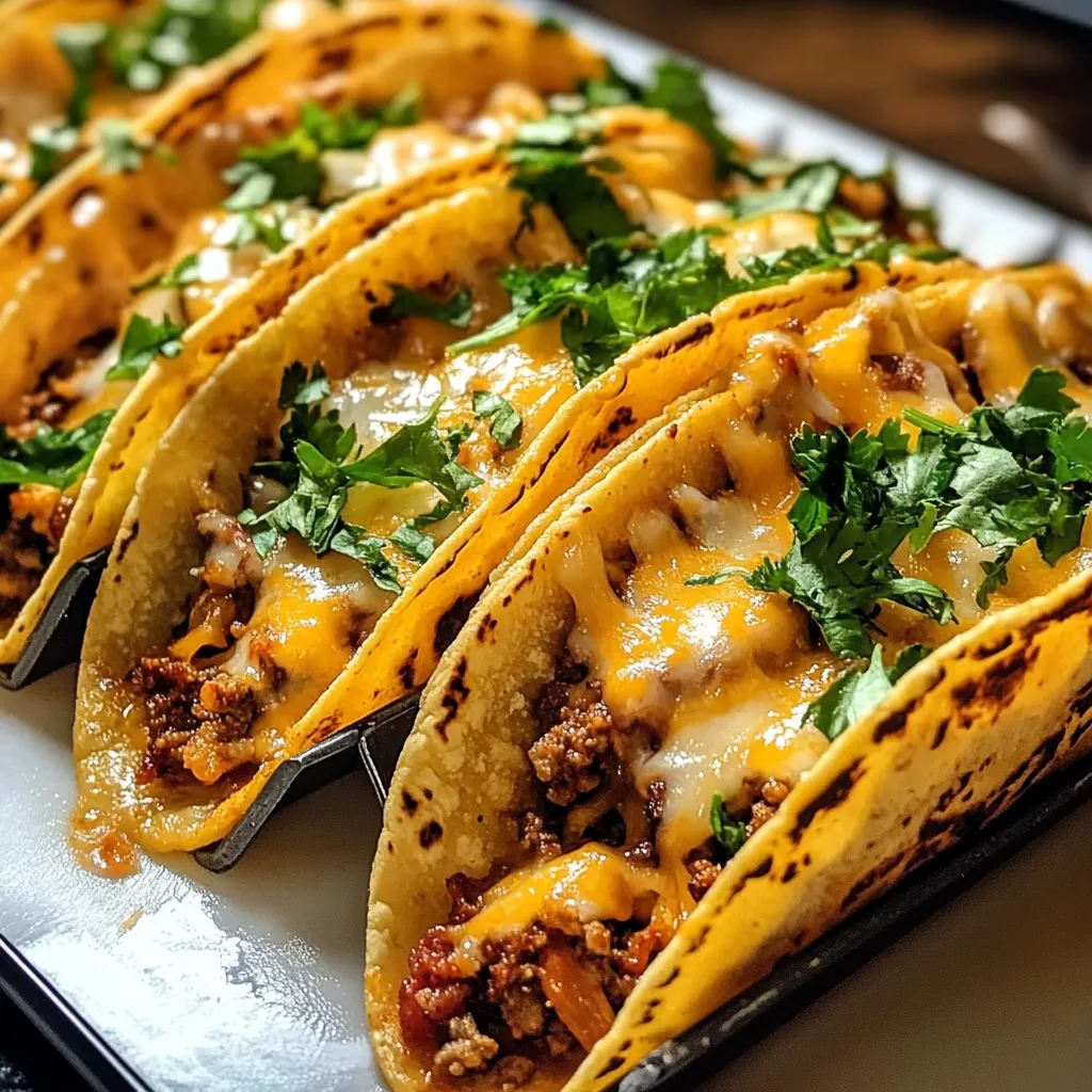 Cheesy Oven-Baked Tacos