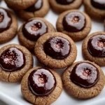 Chocolate Thumbprint Cookies