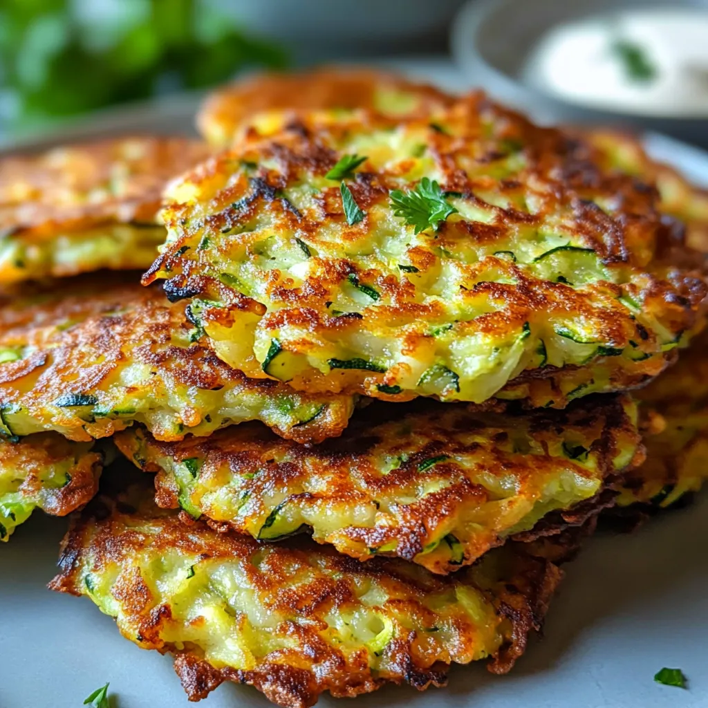 Crispy Zucchini Fritters