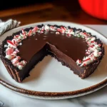 Dark Chocolate Peppermint Mousse Tart