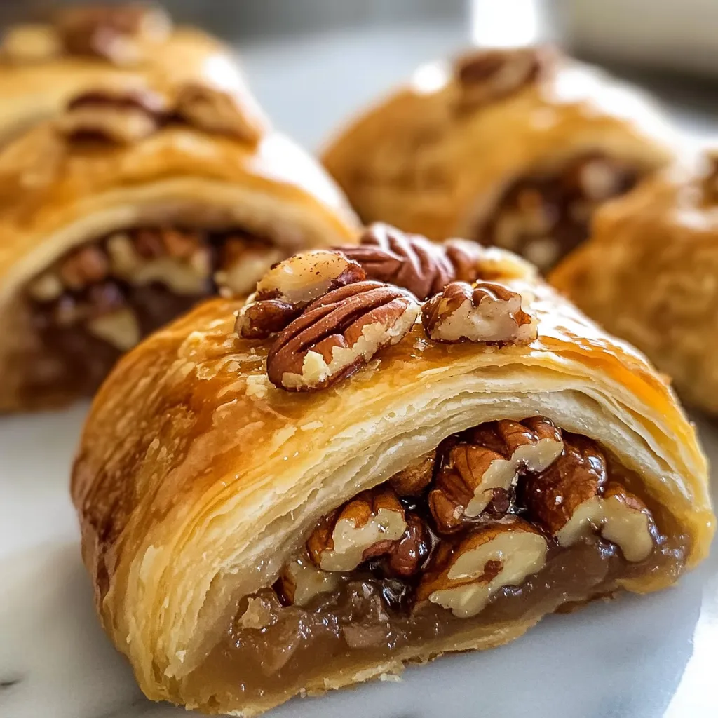 Easy Pecan Pie Crescent Rolls