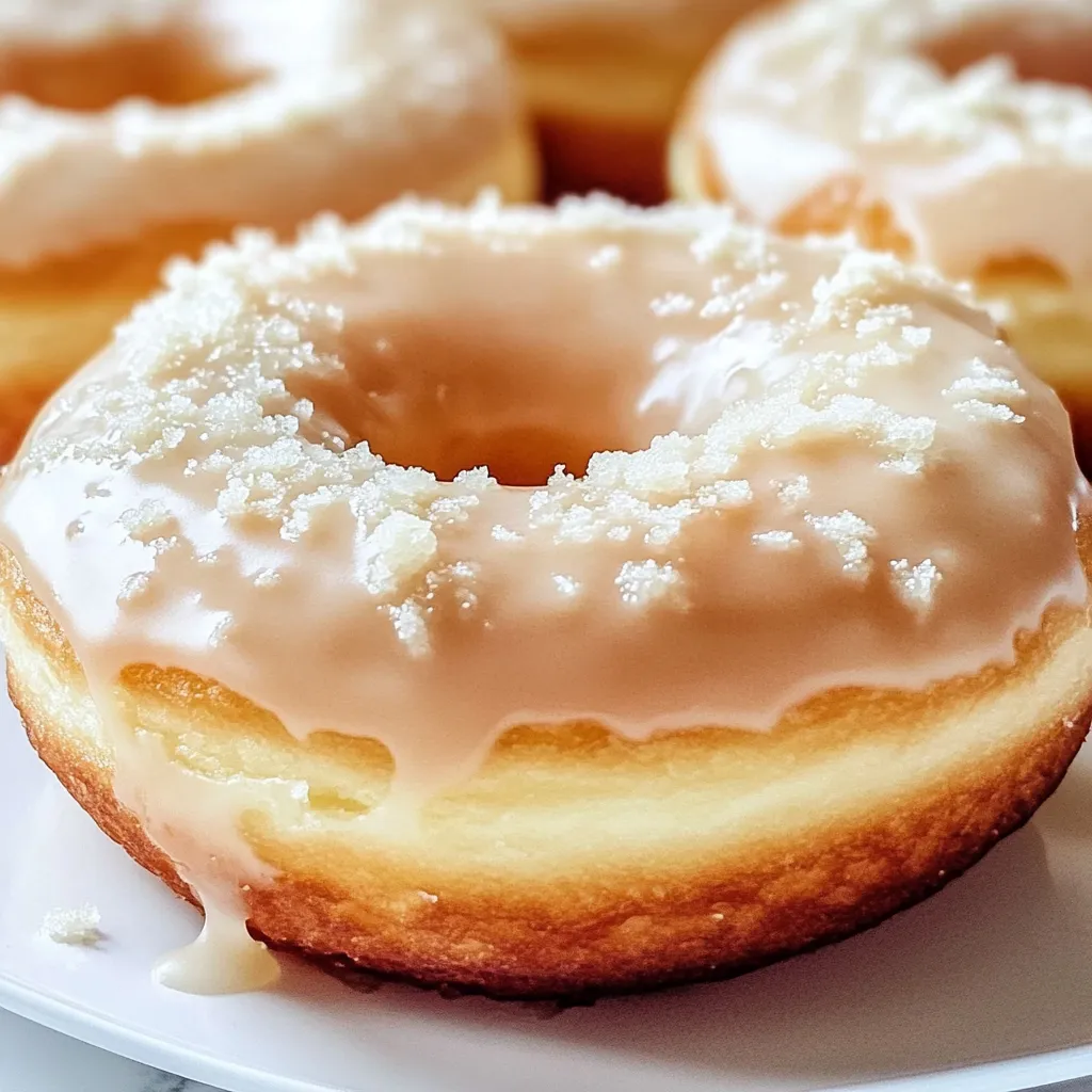 Gluten Free Air Fryer Donuts with Sweet Glaze