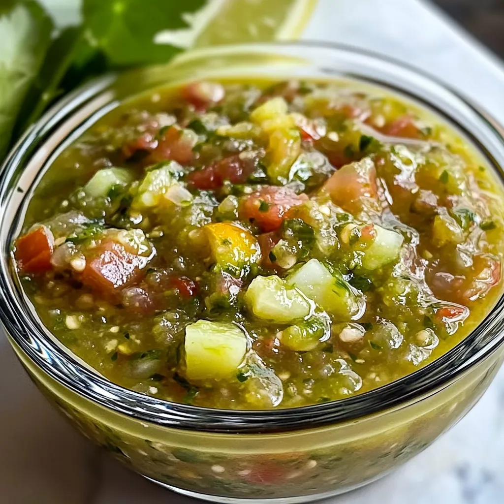 Green Tomato Salsa Recipe