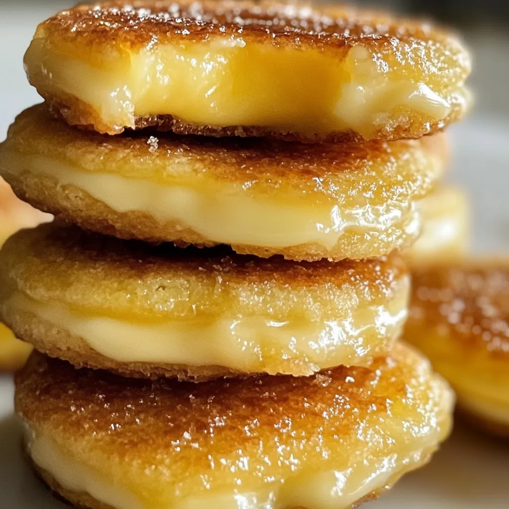Luscious Lemon Curd Crème Brûlée Cookies