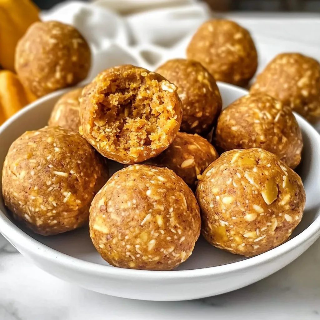 Pumpkin Protein Balls
