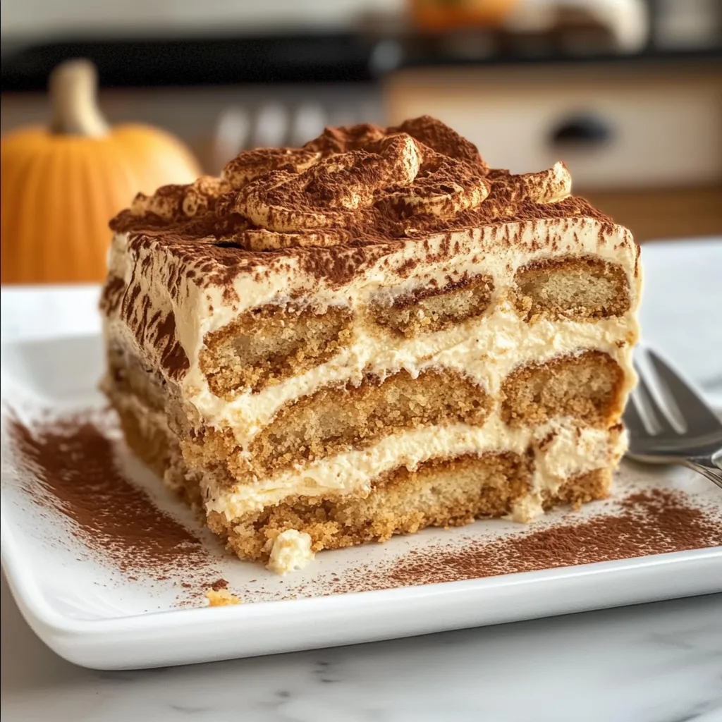 Pumpkin Spice Tiramisu (Gluten-Free, Dairy-Free) | Liv Gluten-Free