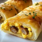 Quick & Delicious Sausage Egg Breakfast Rolls