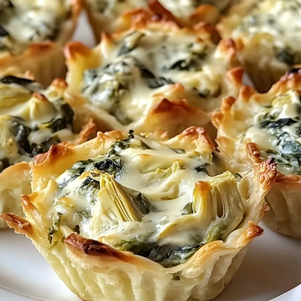 Spinach and Artichoke Dip Cups
