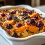 Sweet Potato & Cranberry Gratin