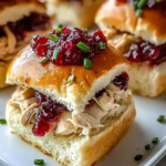 Turkey Cranberry Sliders | Easy Thanksgiving Leftovers Recipe