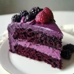Blackberry Velvet Cake
