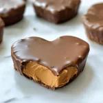 Chocolate Peanut Butter Valentine’s Heart