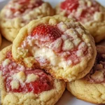Strawberry Cheesecake Cookies