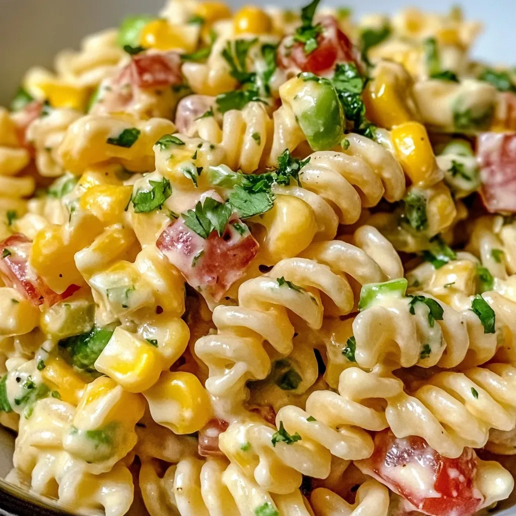 This Mexican Street Corn Pasta Salad