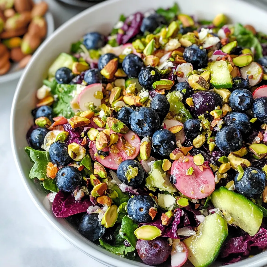 Blueberry Pistachio Spring Salad