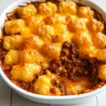 Cheesy Gluten-Free Sloppy Joe Tater Tot Casserole