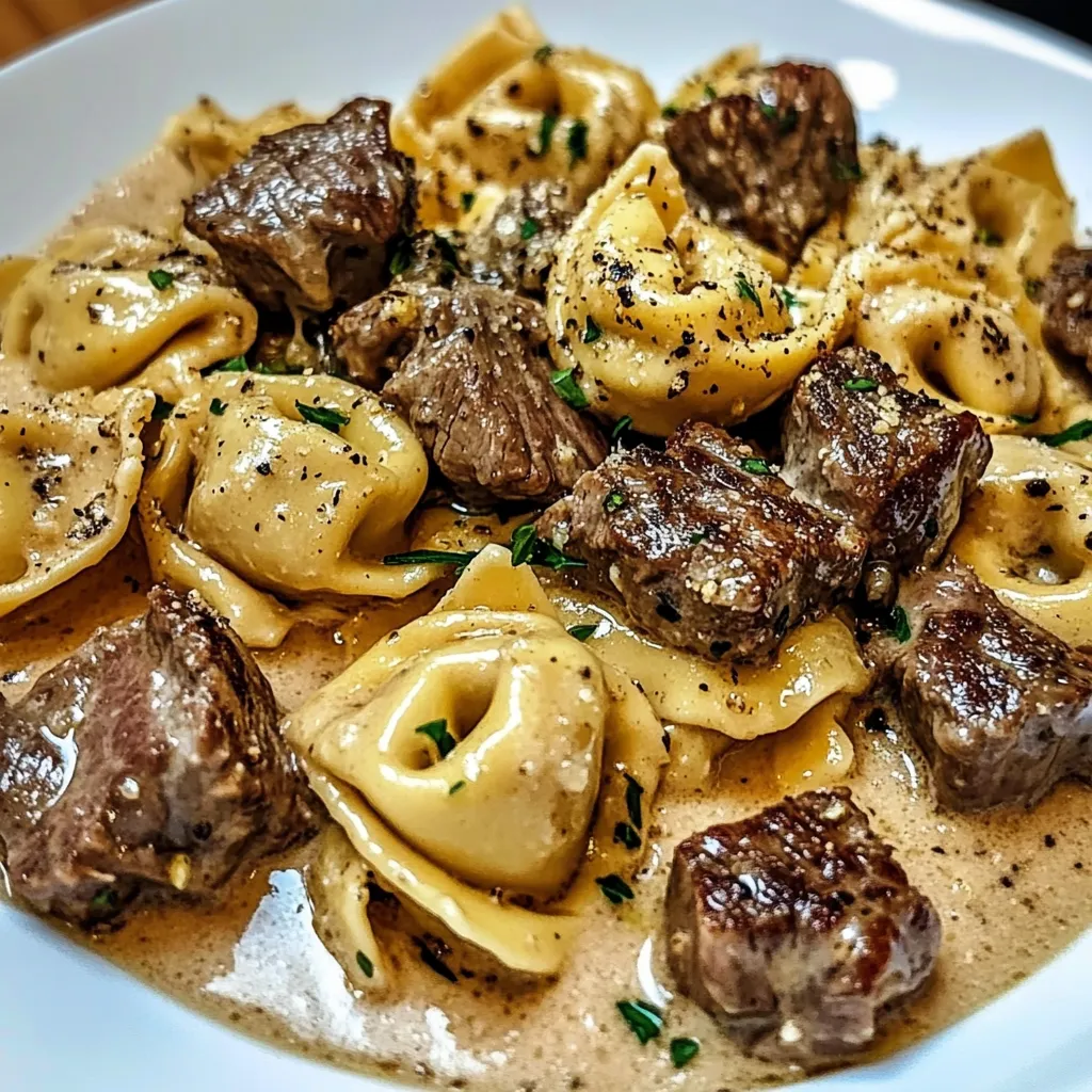 Garlic Steak Tortellini