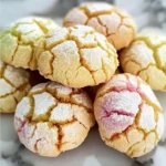 Springtime Crinkle Cookies