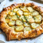 Cheesy Potato Chive Galette