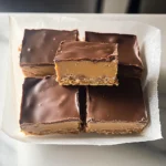 Chocolate Peanut Butter No Bake Bars