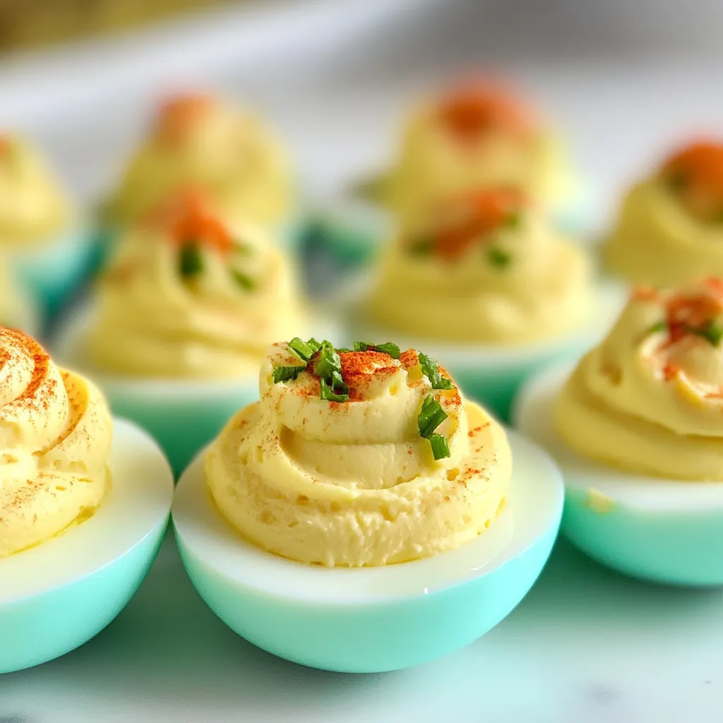 Colored Deviled Eggs