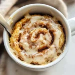 Gluten Free Cinnamon Roll in a Mug (Vegan)