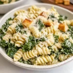 Kale Caesar Pasta Salad