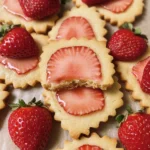 Strawberry Shortbread Cookies