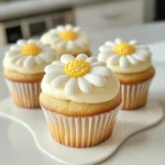 Super Cute Daisy Cupcakes