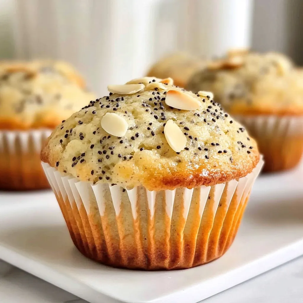 Gluten Free Almond Poppy Seed Muffins
