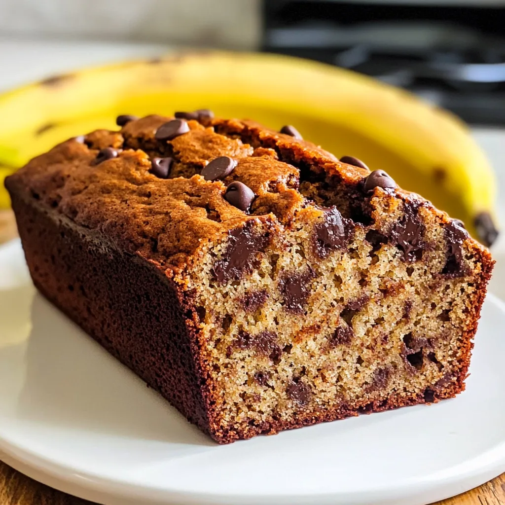 Gluten Free Chocolate Chip Banana Bread