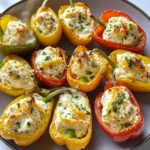 Gluten-Free Cream Cheese Stuffed Mini Peppers