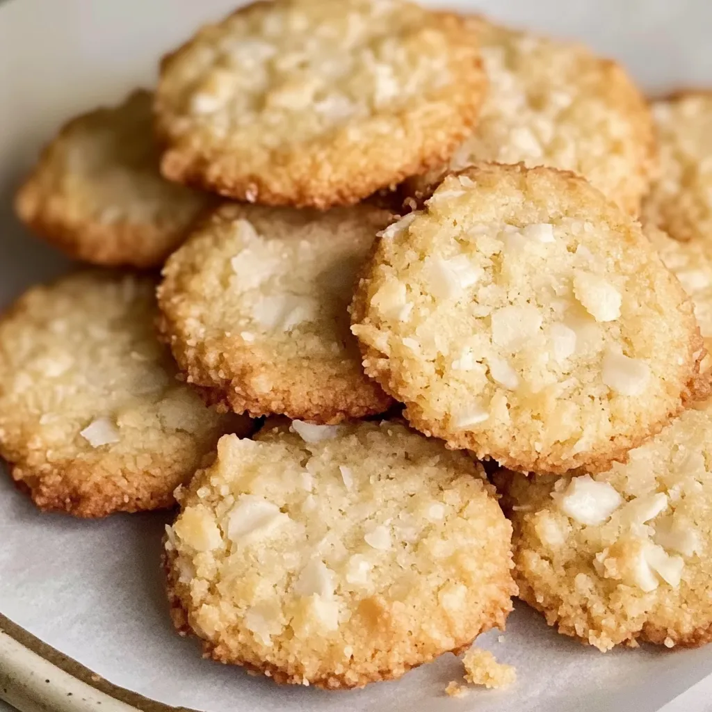 Gluten Free Dairy Free Coconut Cookies