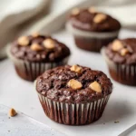 Gluten Free Flourless Chocolate Peanut Butter Muffins