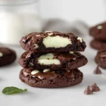 gluten-free mint brownie cookies