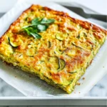 Gluten-free zucchini slice