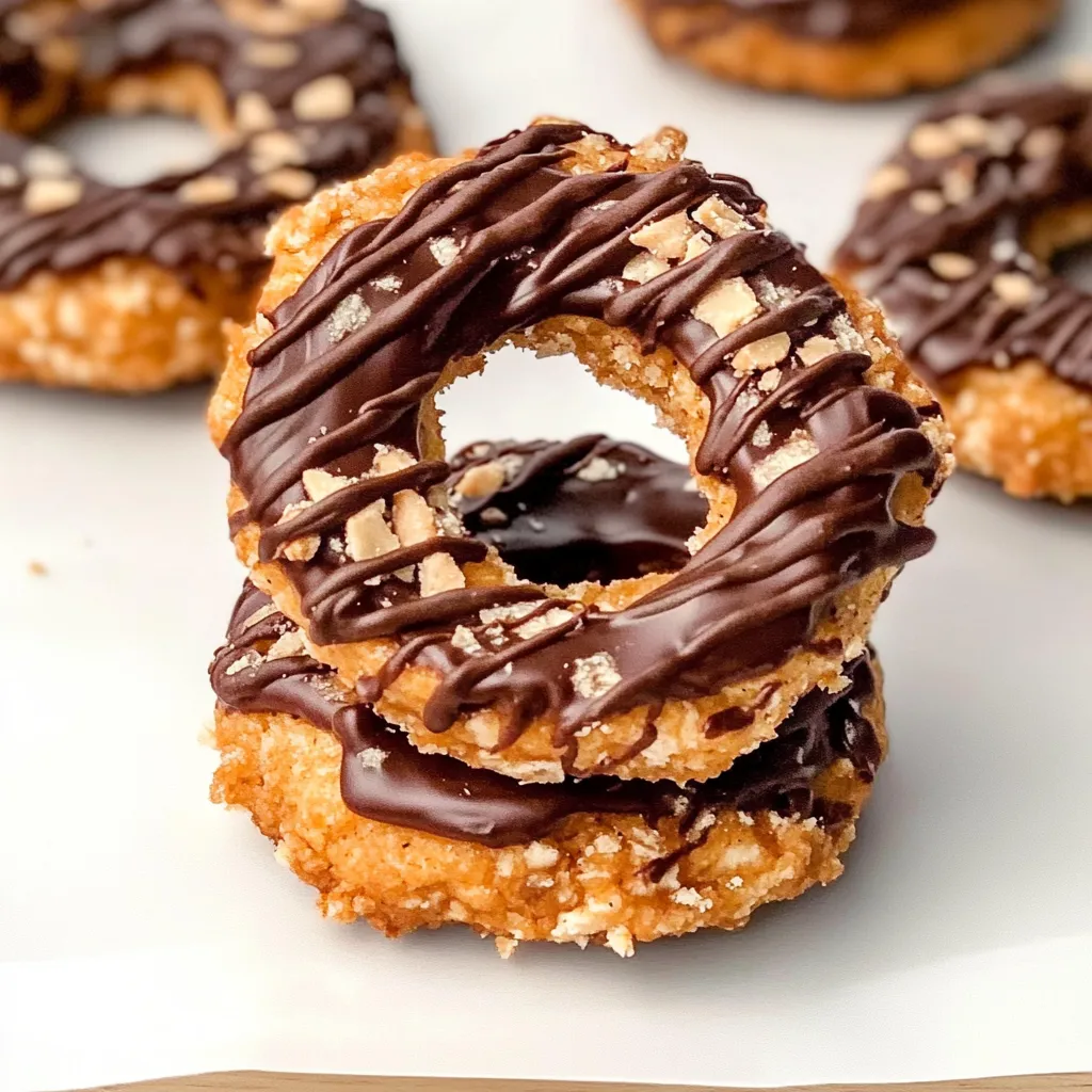 Homemade Gluten Free Samoas Girl Scout Cookies