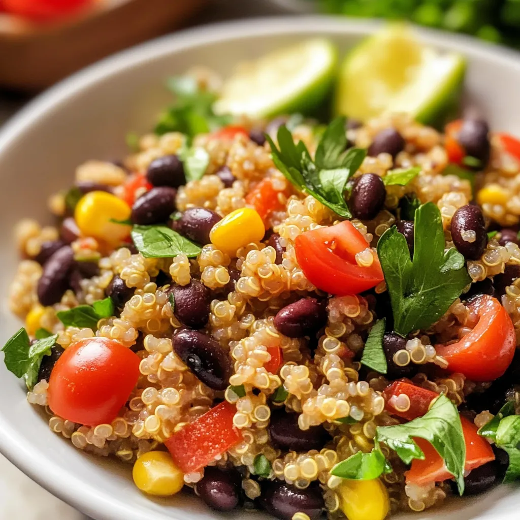 Quinoa and Black Bean Salad