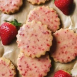 Strawberry Shortbread Cookies
