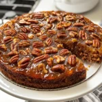Gluten Free Pecan Upside Down Cake