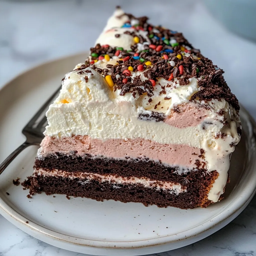 Gluten Free Ice Cream Cake