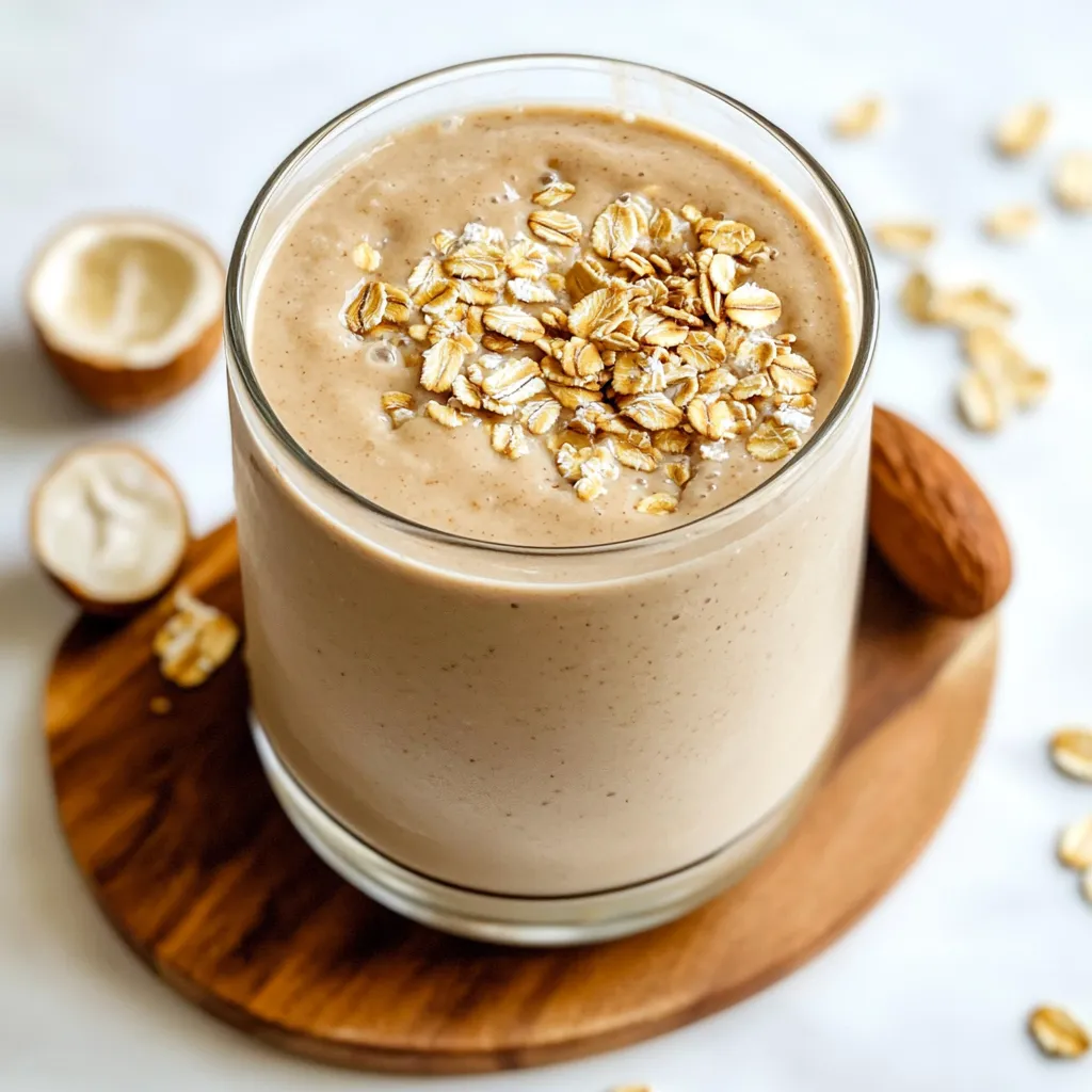 Peanut Butter Oatmeal Smoothie